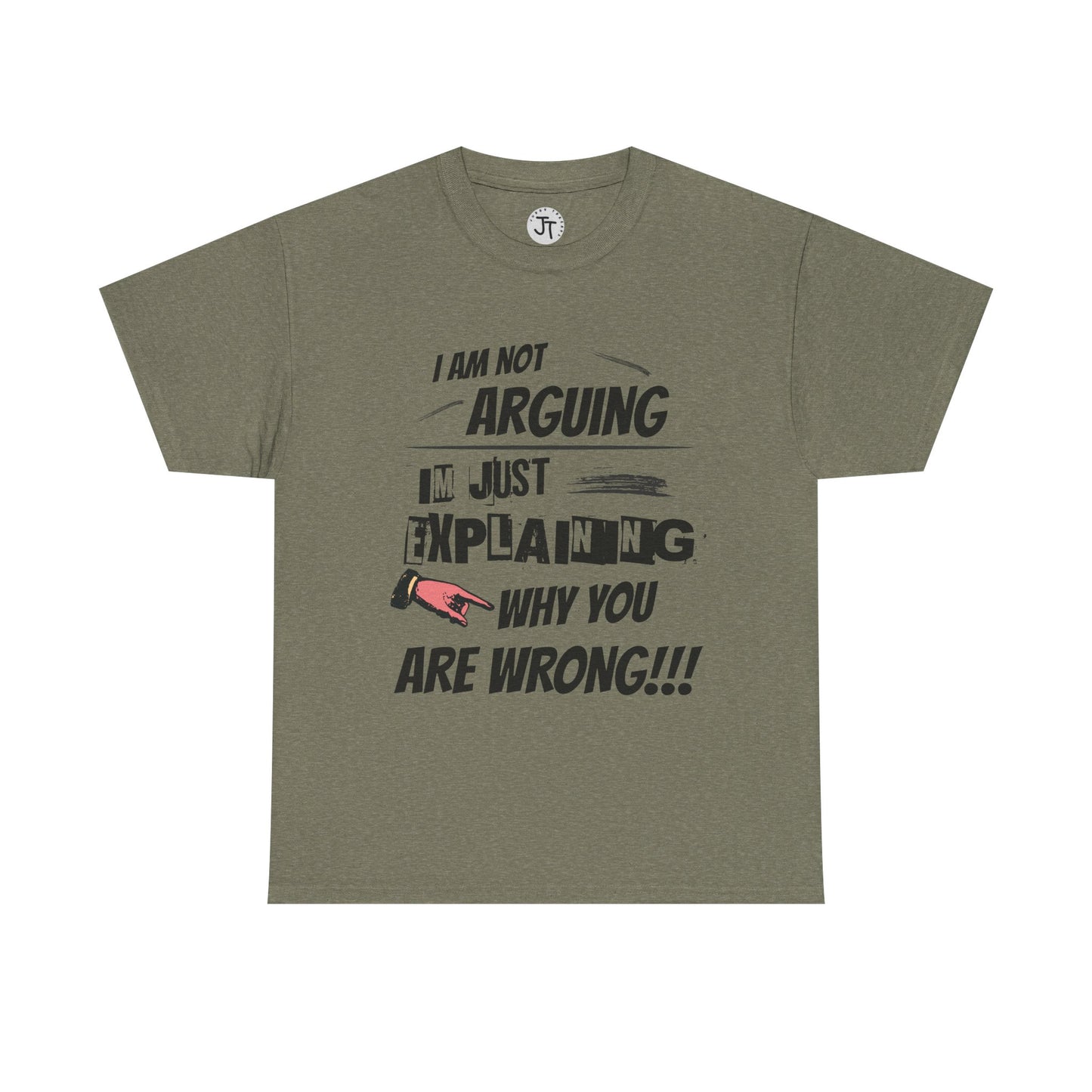 "I'm Not Arguing I'm Just Explaining Why You Are Wrong" --- 100% US Cotton Classic Fit T-Shirt