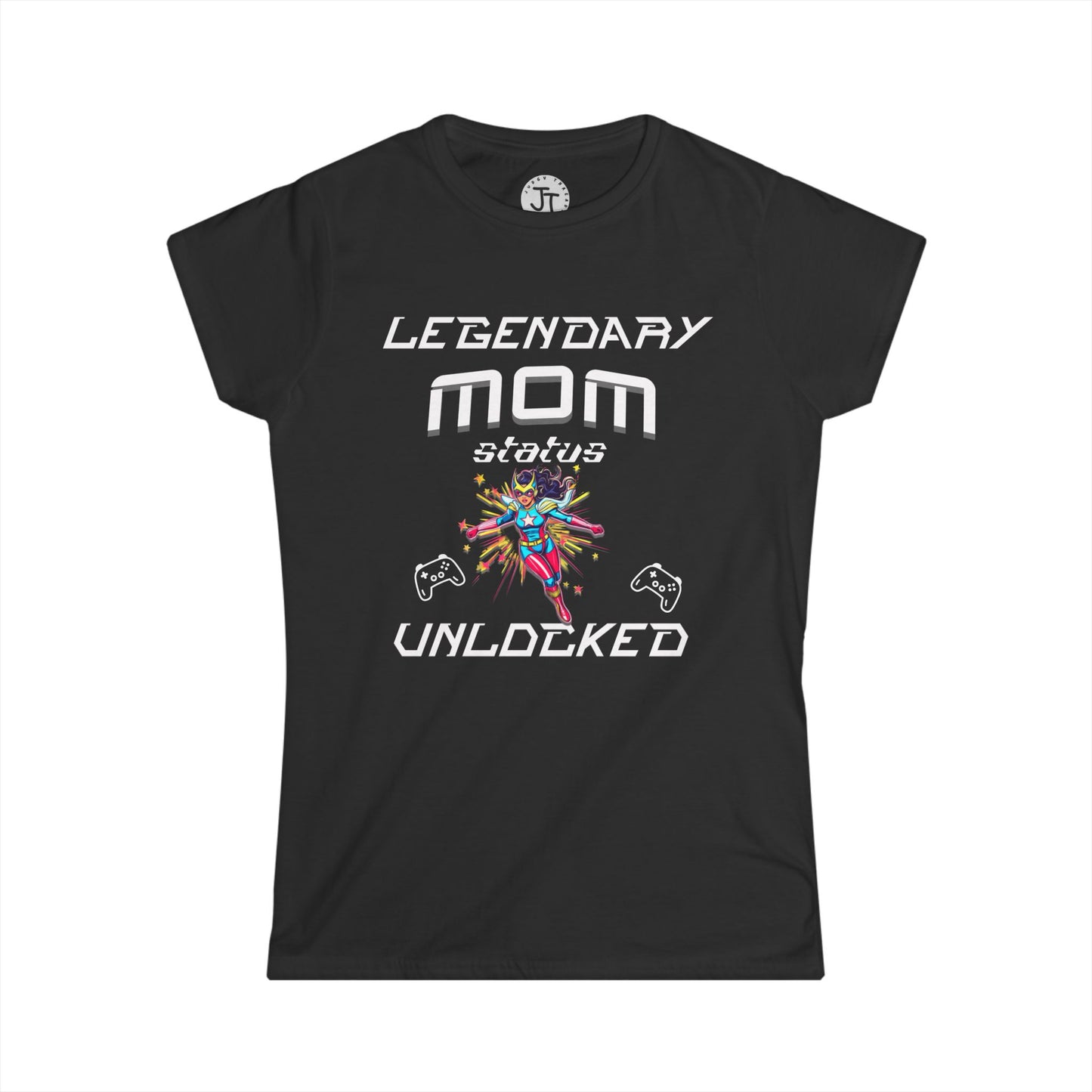 Legendary Mom Status Tee - Perfect for Gamer Moms!
