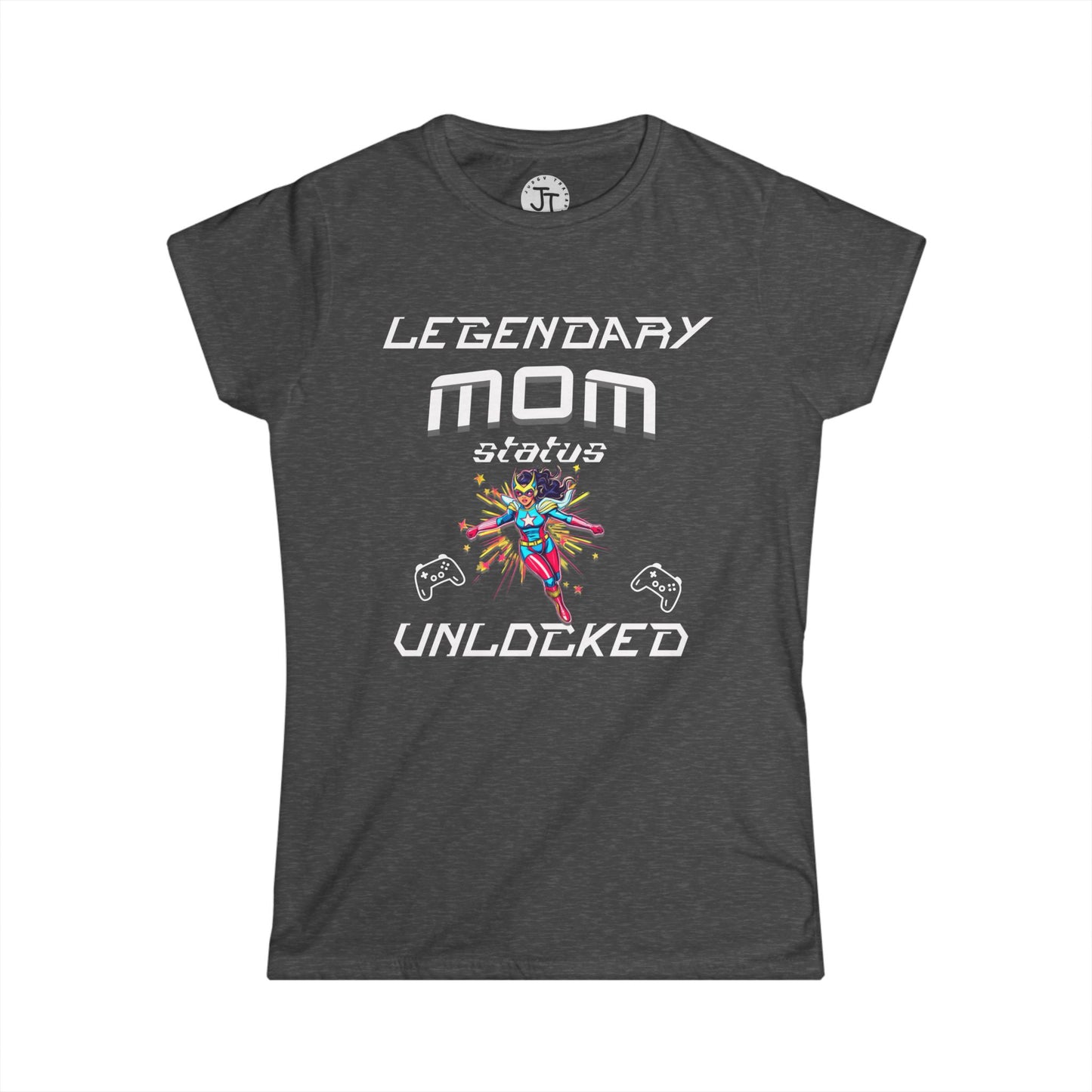 Legendary Mom Status Tee - Perfect for Gamer Moms!