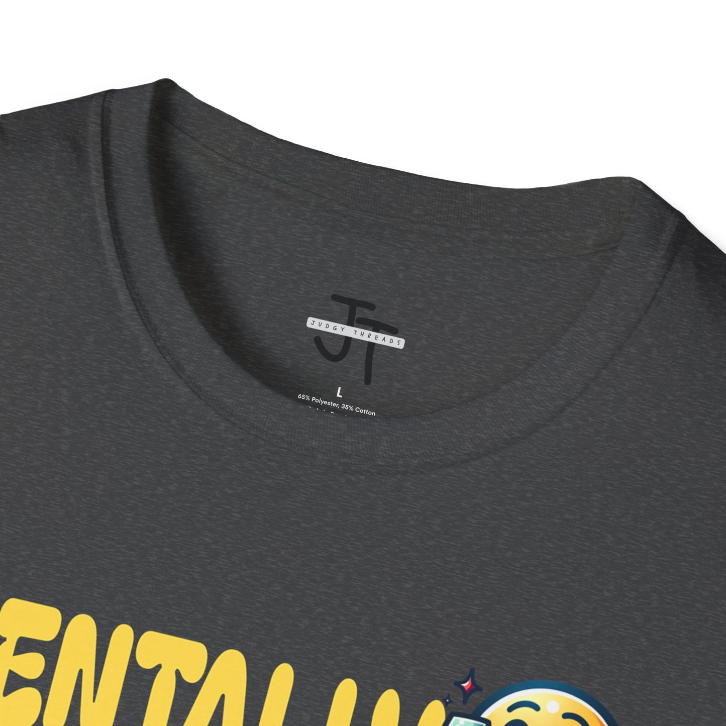 Mentally At Happy Hour Physically At Work --- Softstyle 100% Ring-Spun Cotton Classic Fit Crew Neck
