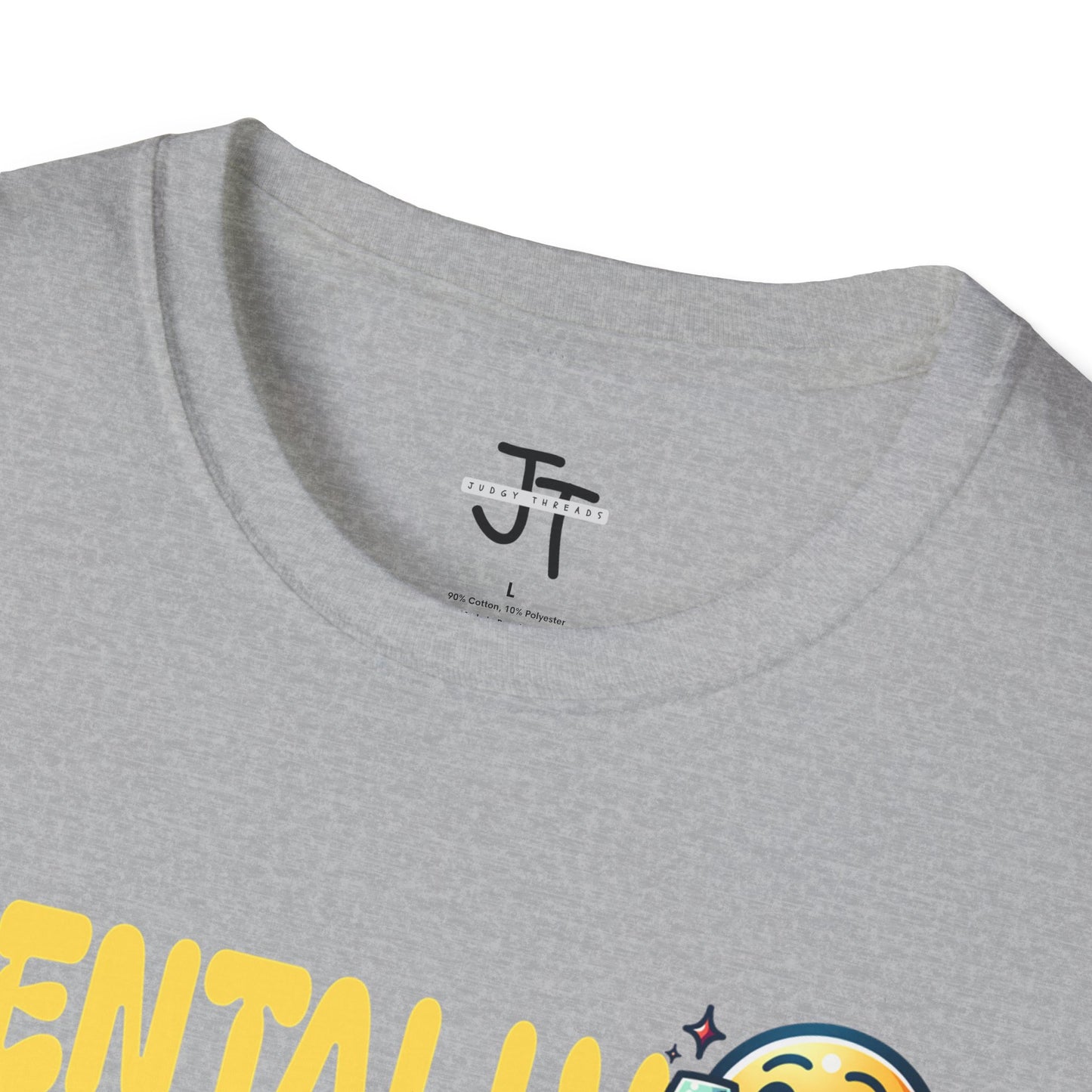 Mentally At Happy Hour Physically At Work --- Softstyle 100% Ring-Spun Cotton Classic Fit Crew Neck