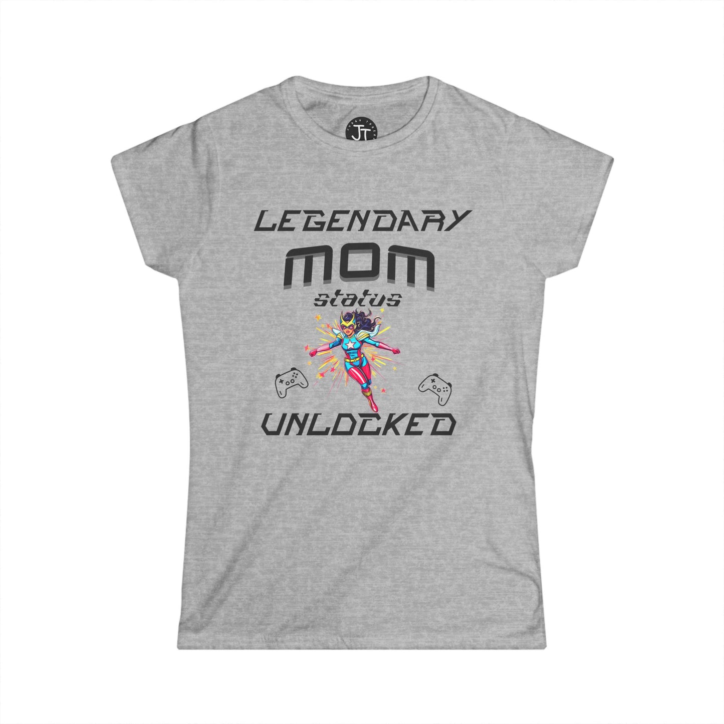 Legendary Mom Status Tee - Perfect for Gamer Moms!