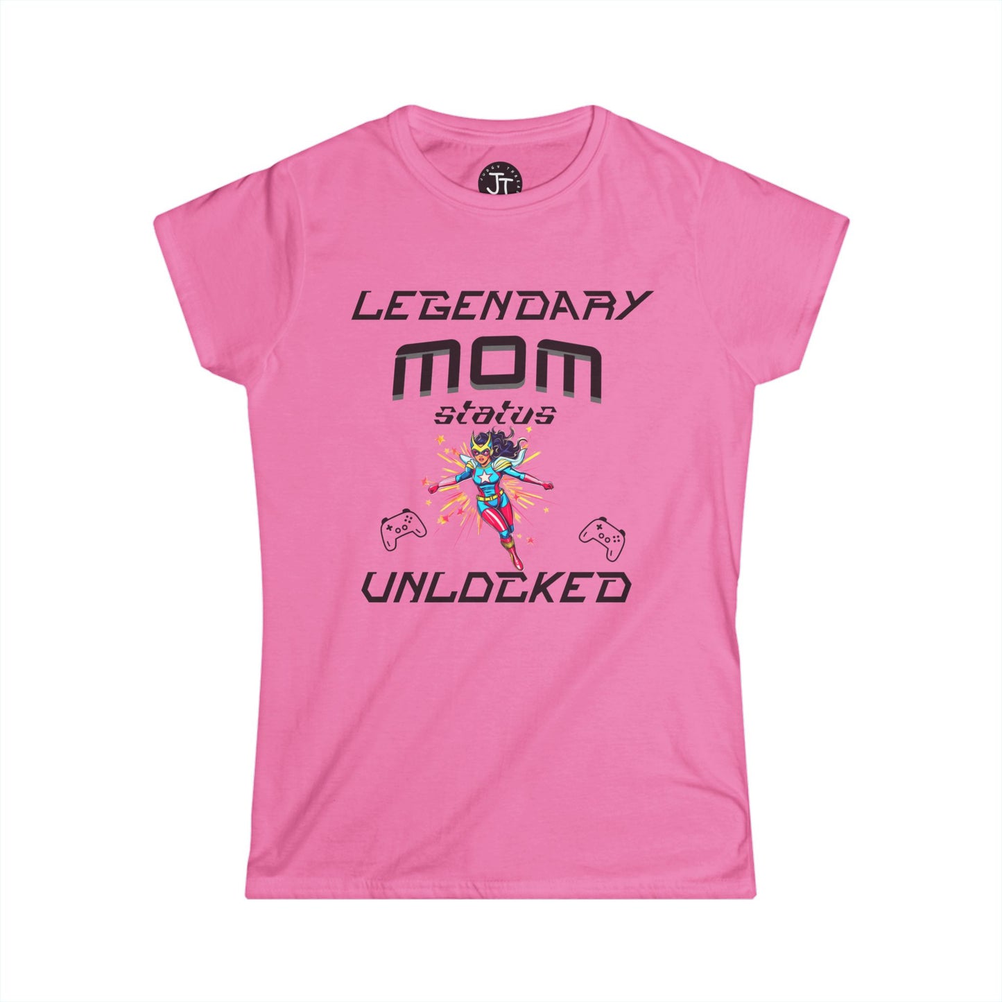 Legendary Mom Status Tee - Perfect for Gamer Moms!