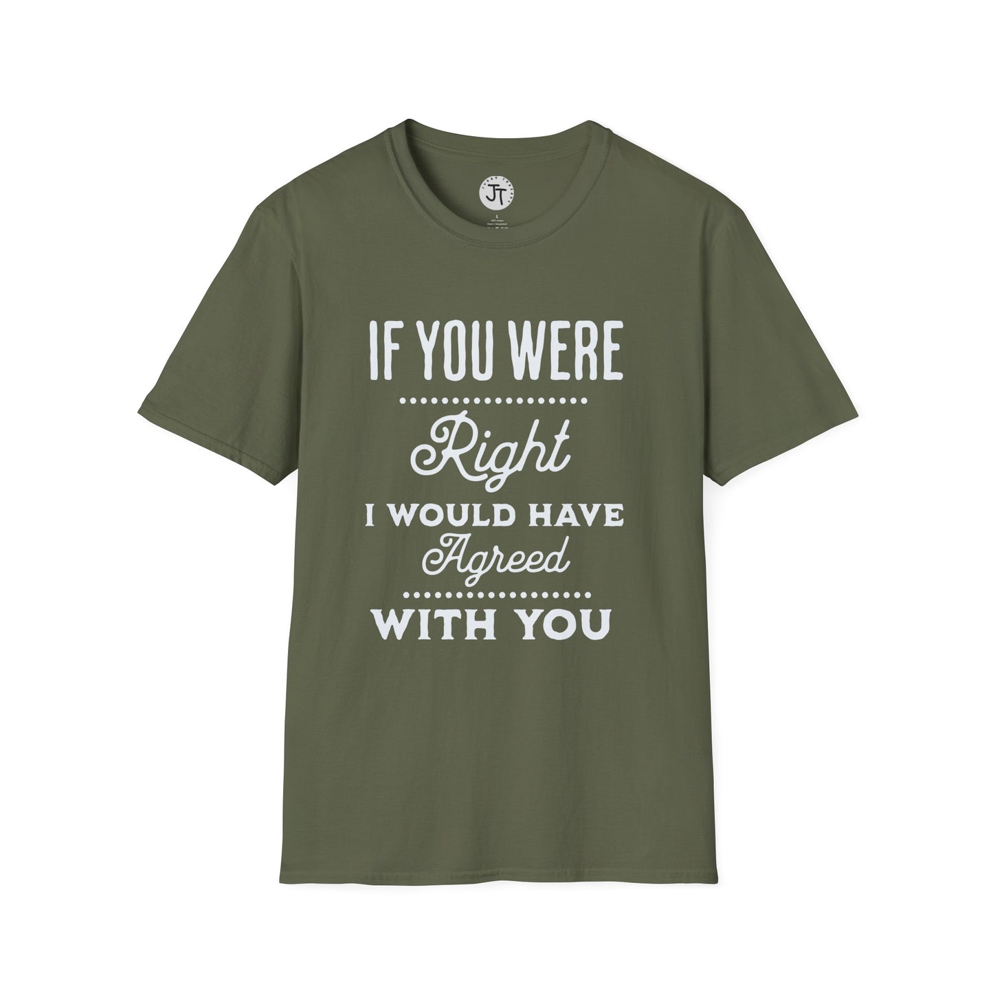 If You Were Right -  Softstyle 100% Ring-Spun Cotton Classic Fit Crew Neck